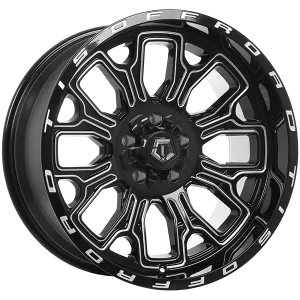 TIS Wheels – 560BM – Black – 20″x10″ -19mm – Summer Wheels – 560BM2100519